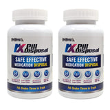 PILL THING RX Pill Disposal muestra la botella de 500cc para desechar medicamentos con seguridad.