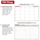 Pill Thing tamaño compacto ideal para viajar y guardar.