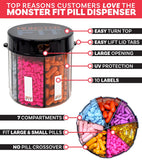 PILL THING XL construcción de acrílico protege de la luz UV.