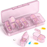 Pillex organizador AM PM 7 días con apertura total para ordenar pastillas.