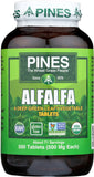 Pines Alfalfa bote de cápsulas para consumo diario.