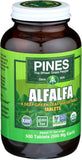 Pines Alfalfa hojas verdes para nutrición vegetal cotidiana.