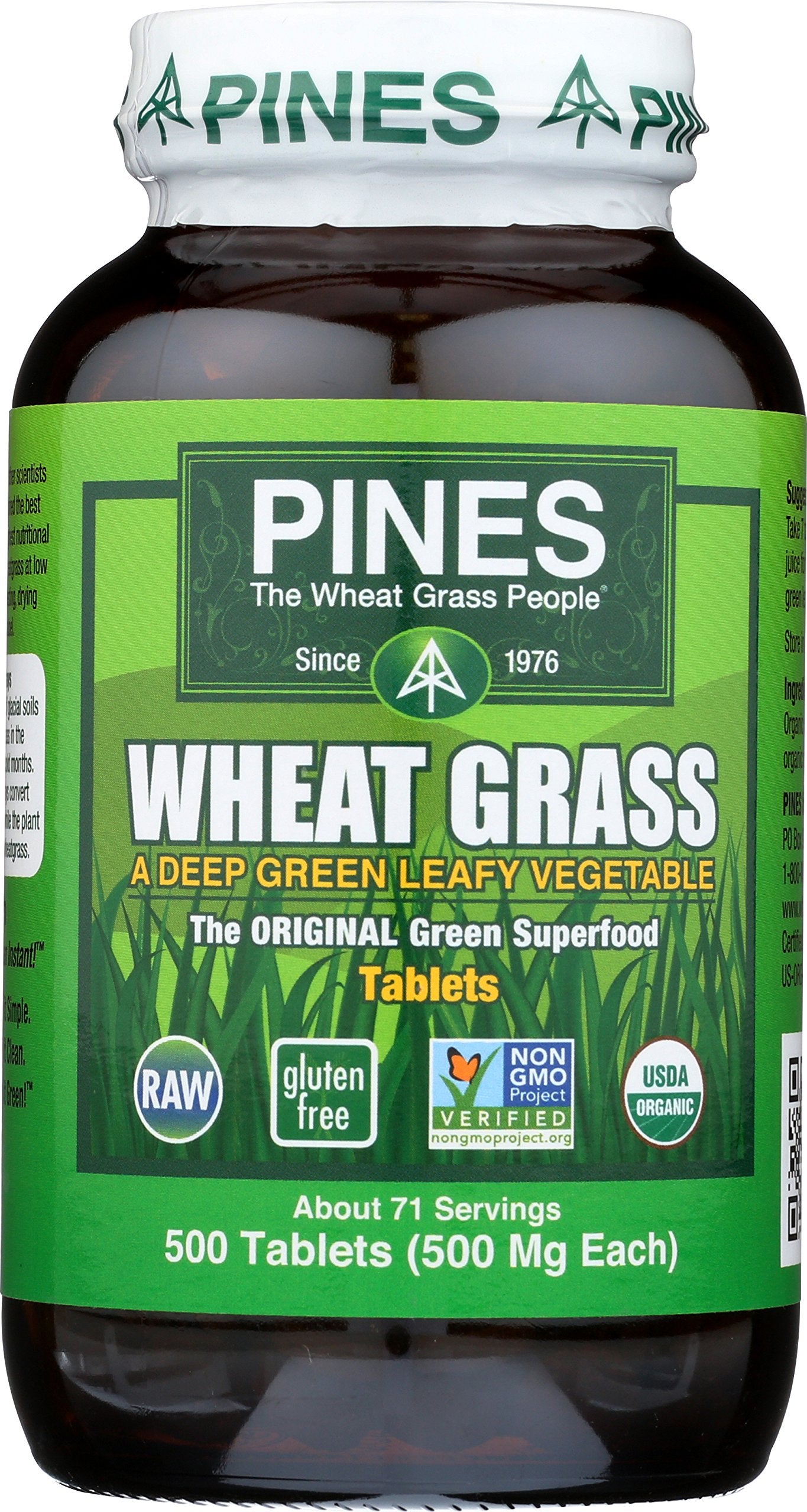 Pines hierba de trigo tableta, consumo diario fácil para verduras verdes.