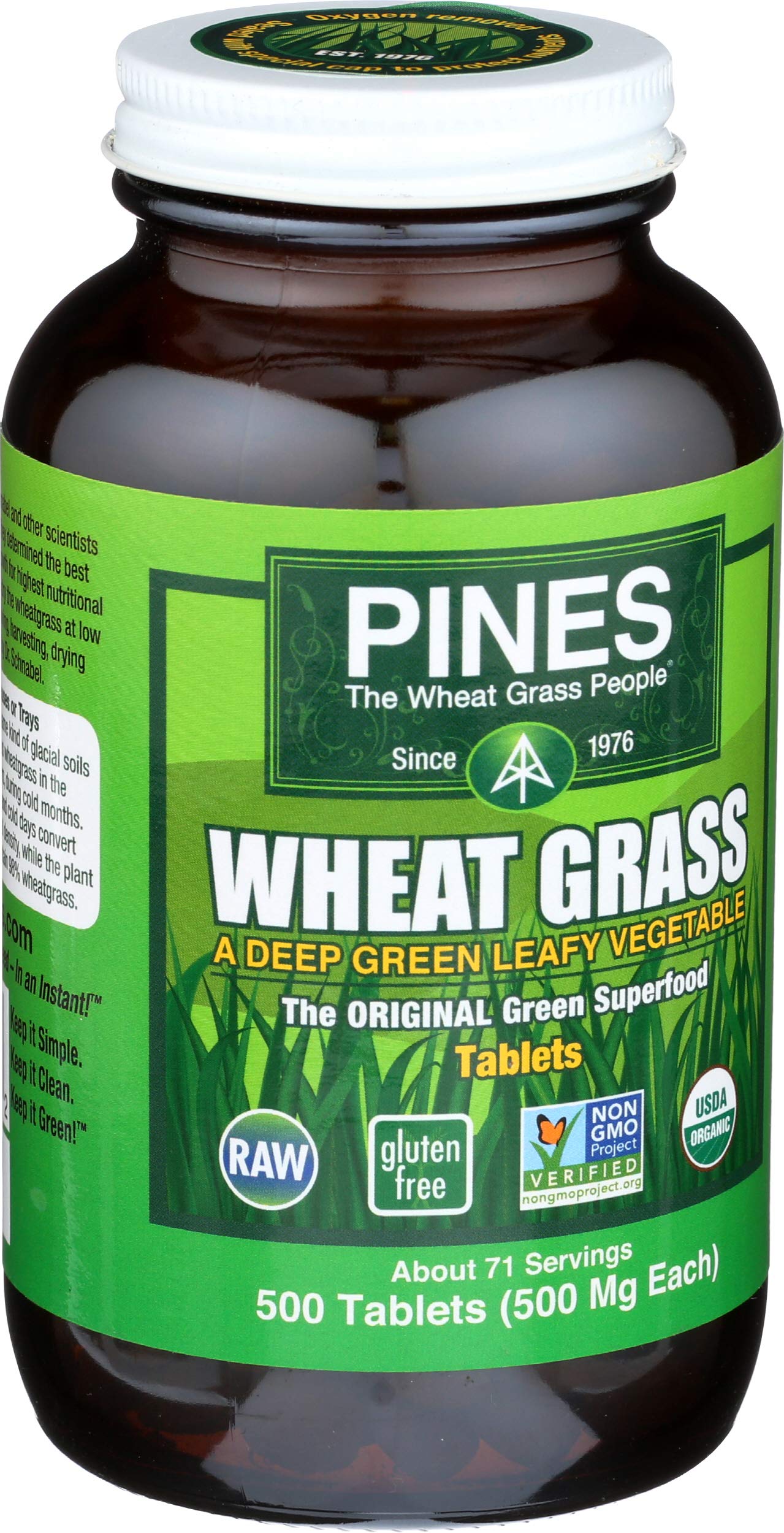 Pines hierba de trigo, opción vegana para empezar el día con vegetales.