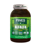 Pines Polvo de Alfalfa Orgánico: polvo verde para batidos, aporte de nutrientes y vitalidad diaria.