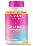 Pink Stork Maca Root Cápsulas: uso diario para equilibrio hormonal y energía