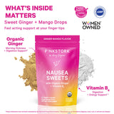 Pink Stork Mango con jengibre para apoyo digestivo suave