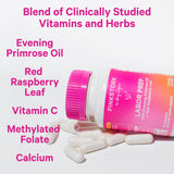 Pink Stork Labor Prep: aceite de onagra en botella para uso durante el tercer trimestre.