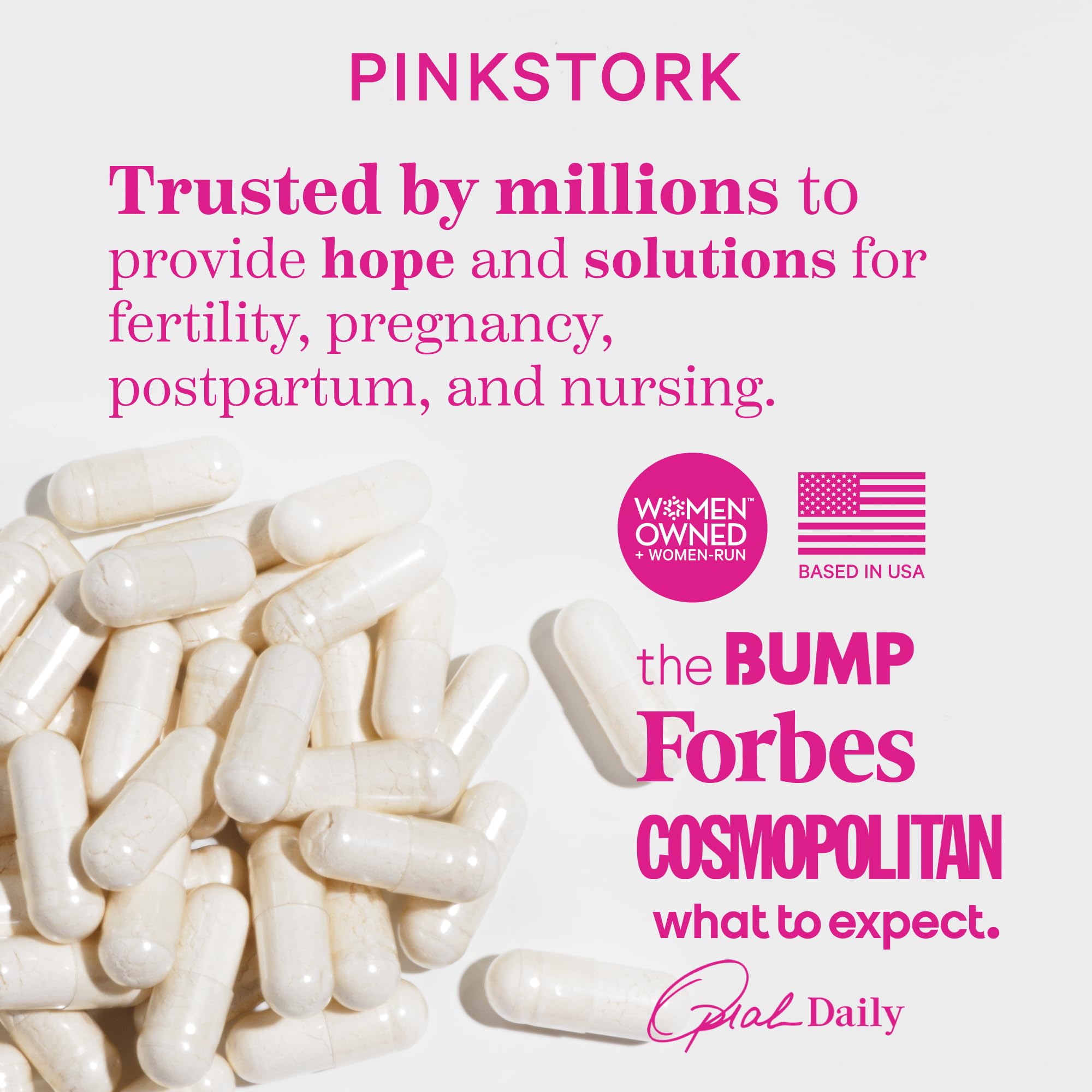 Pink Stork Labor Prep: apoyo posparto para una recuperación suave.