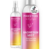 Pink Stork Magnesio atomizador en botella, alivio rápido para la piel