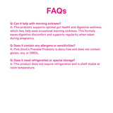 Pink Stork Probiotico Prenatal dosis diaria para apoyo general.