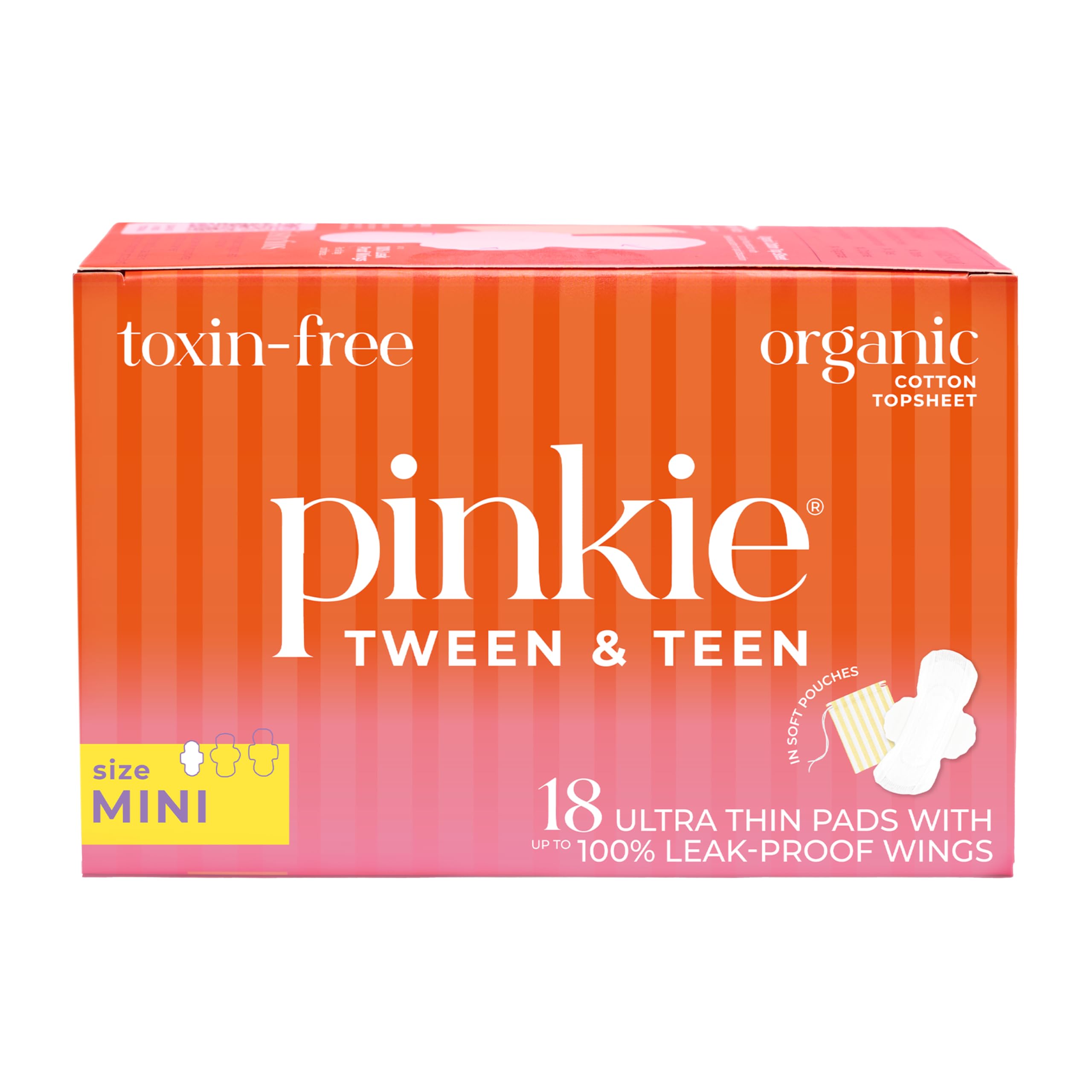 Pinkie Period Mini: empaque suave para llevar y desechar con comodidad