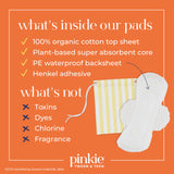 Pinkie Period Mini: núcleo absorbente rápido para sensación de sequedad