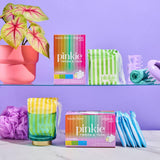 Pinkie Period Starter Pads pequeño pack, ajuste suave para uso diario en adolescentes.