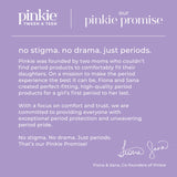 Pinkie Period Starter Pads sin fragancia, apto para piel sensible y uso diario.