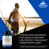 Pinnacle Research Magnesio glicinato para músculos y huesos, apoyo a la función.