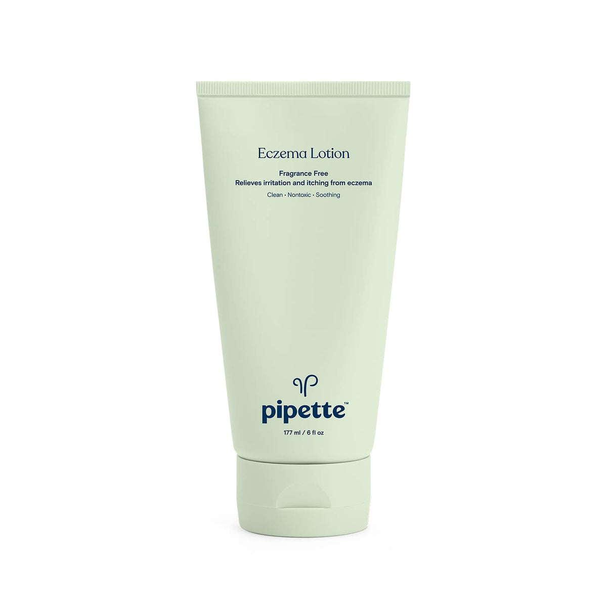 Pipette Loción Eczema: botella cercana para calmar irritación de la piel
