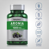 Piping Rock Aronia Botella frontal, empaque práctico para uso diario