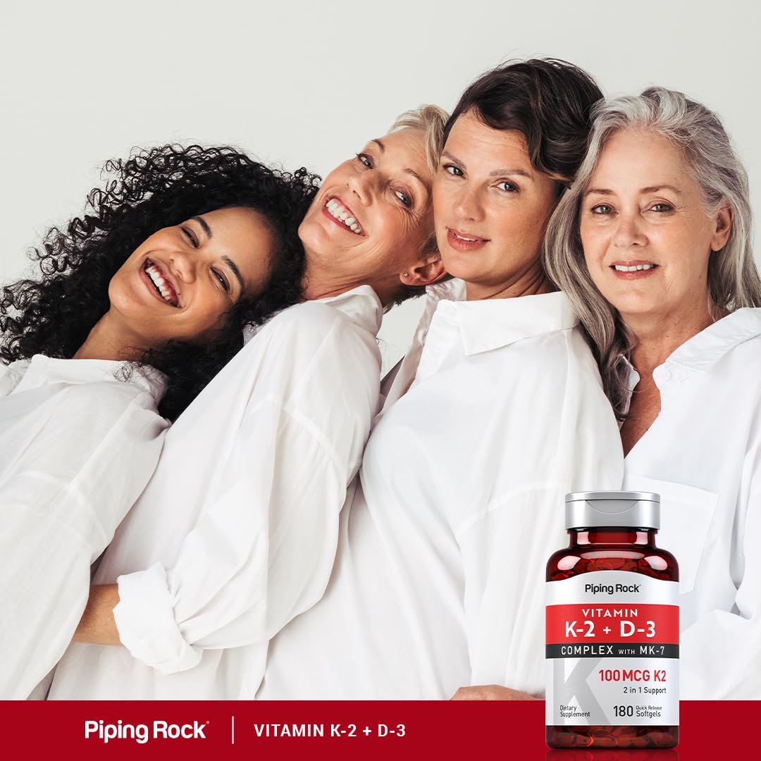 Piping Rock caja informativa con dosis y nutrientes clave.