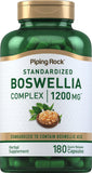 Piping Rock Boswellia: cápsulas de extracto para uso diario y bienestar natural.