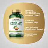 Cápsulas de liberación rápida de Piping Rock Boswellia para apoyo diario.