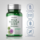 Piping Rock Cardo Mariano: etiqueta detallada con ingredientes premium.