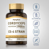 Piping Rock Cordyceps: botella lateral, conservación y manejo cómodo.
