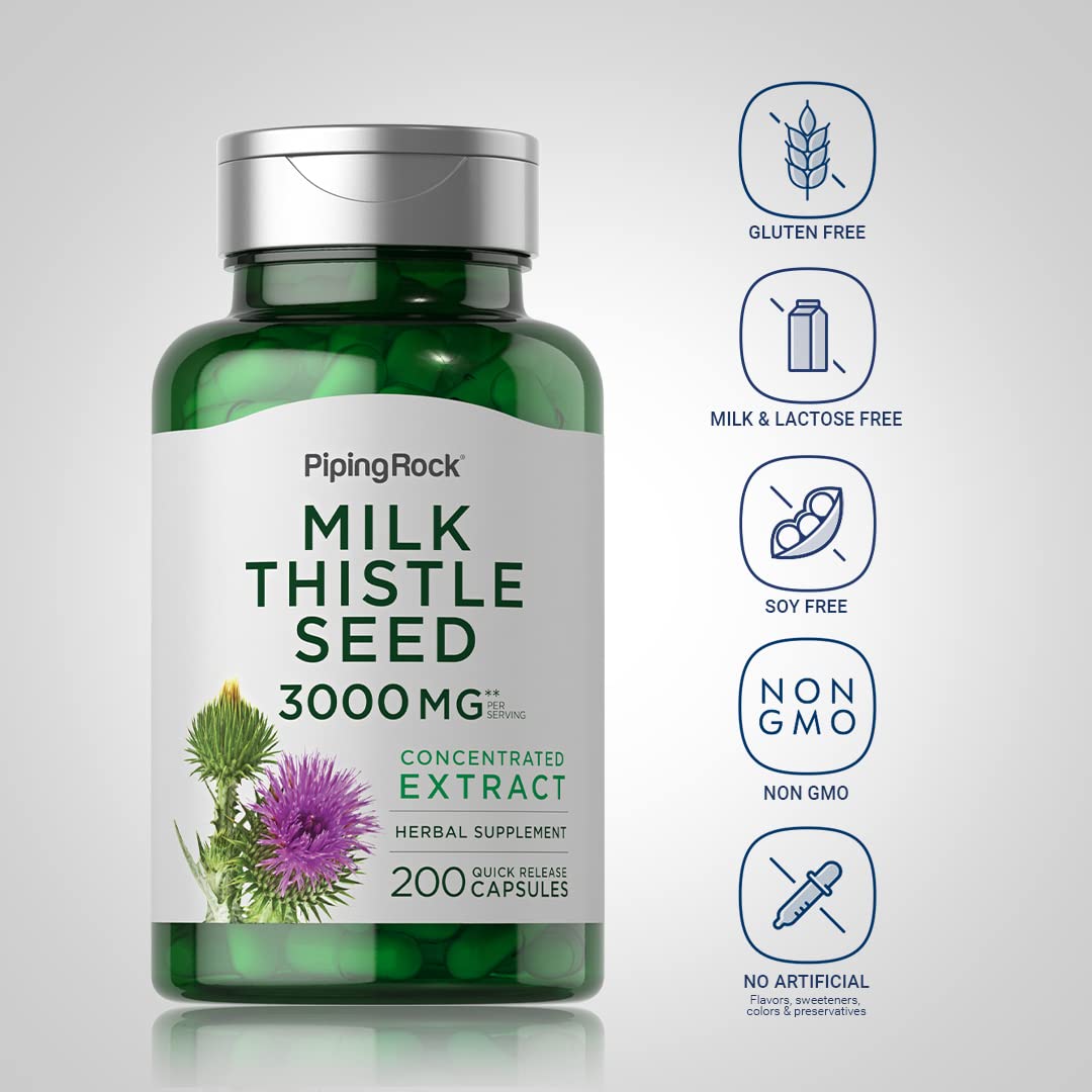 Piping Rock fórmula herbal premium cápsulas para bienestar diario
