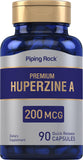 Piping Rock Huperzine A, botella de 90 cápsulas para uso diario.