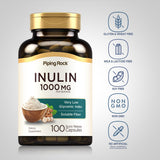 Piping Rock Inulin Cápsulas: cápsulas fáciles de tragar para consumo diario.