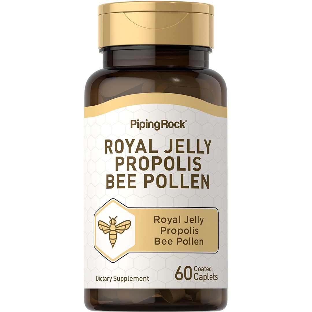 Piping Rock Jalea Real Propolis Botella: suplemento natural para apoyo diario