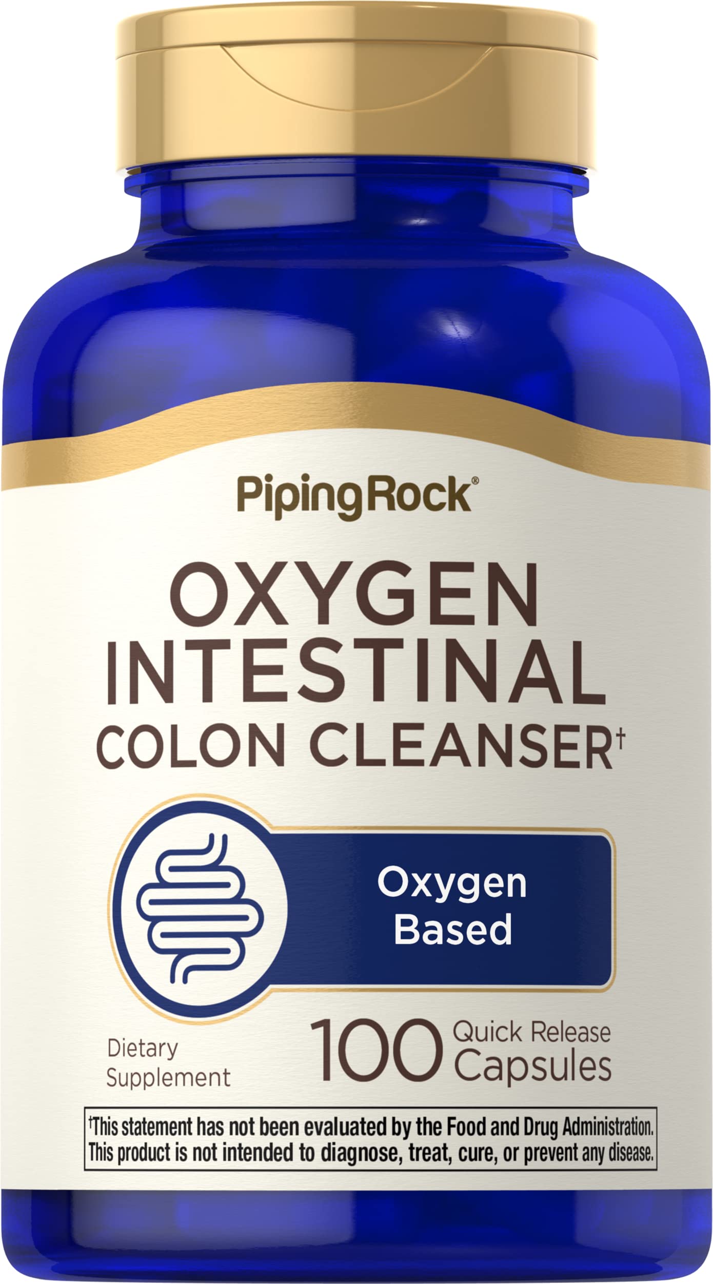 Piping Rock limpieza de colon: botella visible para uso diario cómodo