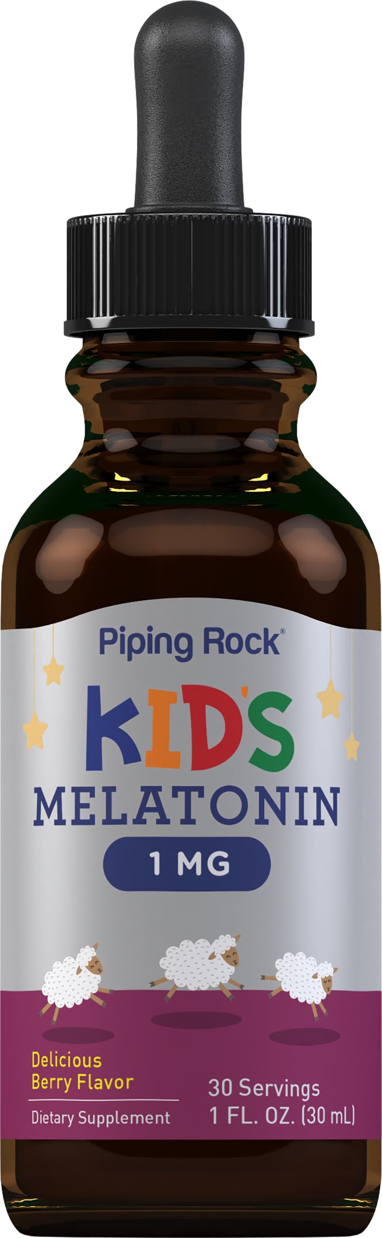 Piping Rock Melatonina pack 3 frascos: solución conveniente para la rutina nocturna.