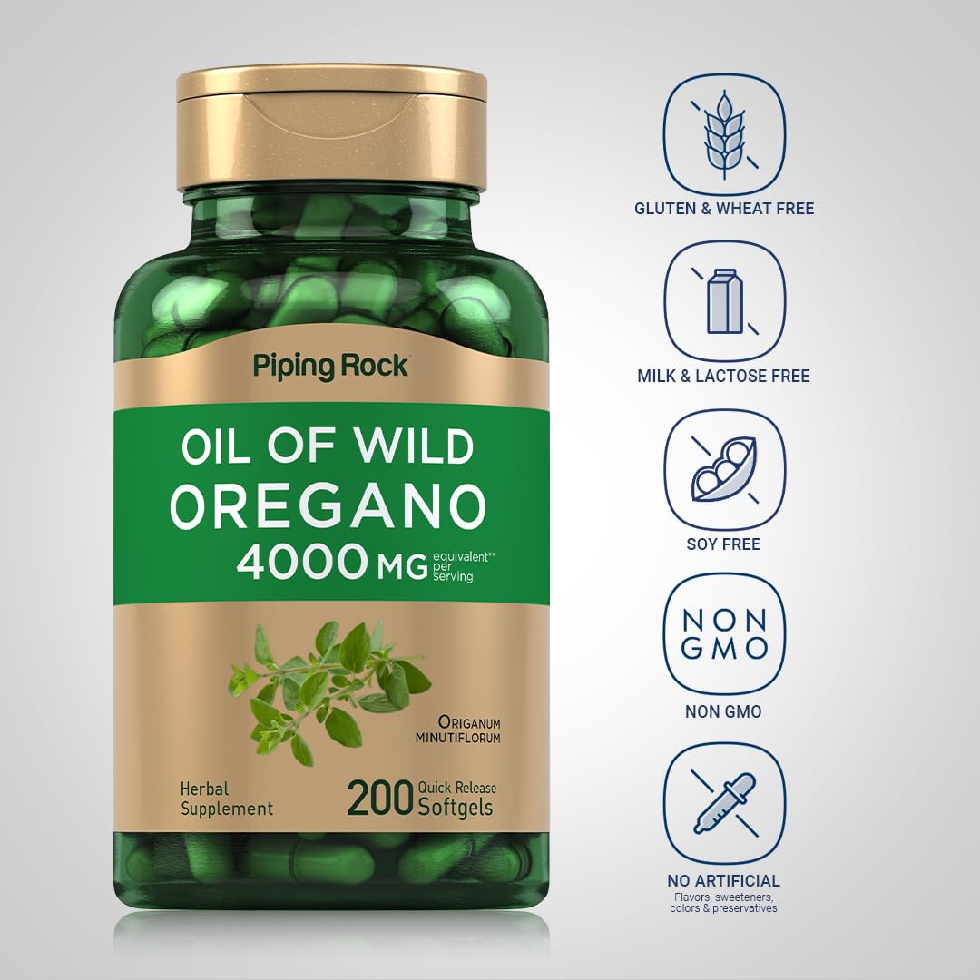 Piping Rock oregano mediterraneo, aroma herbaceo natural