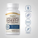 Piping Rock Probióticos Lactobacillus ofrecen apoyo digestivo diario.