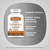Piping Rock Saccharomyces boulardii etiqueta nutricional para control de porciones.