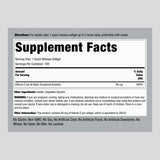 Envase de Piping Rock Vitamina E con 100 cápsulas para uso diario.