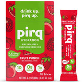 Pirq Hydration: sobre-fruta-punch, hidratación rápida en un sobre.