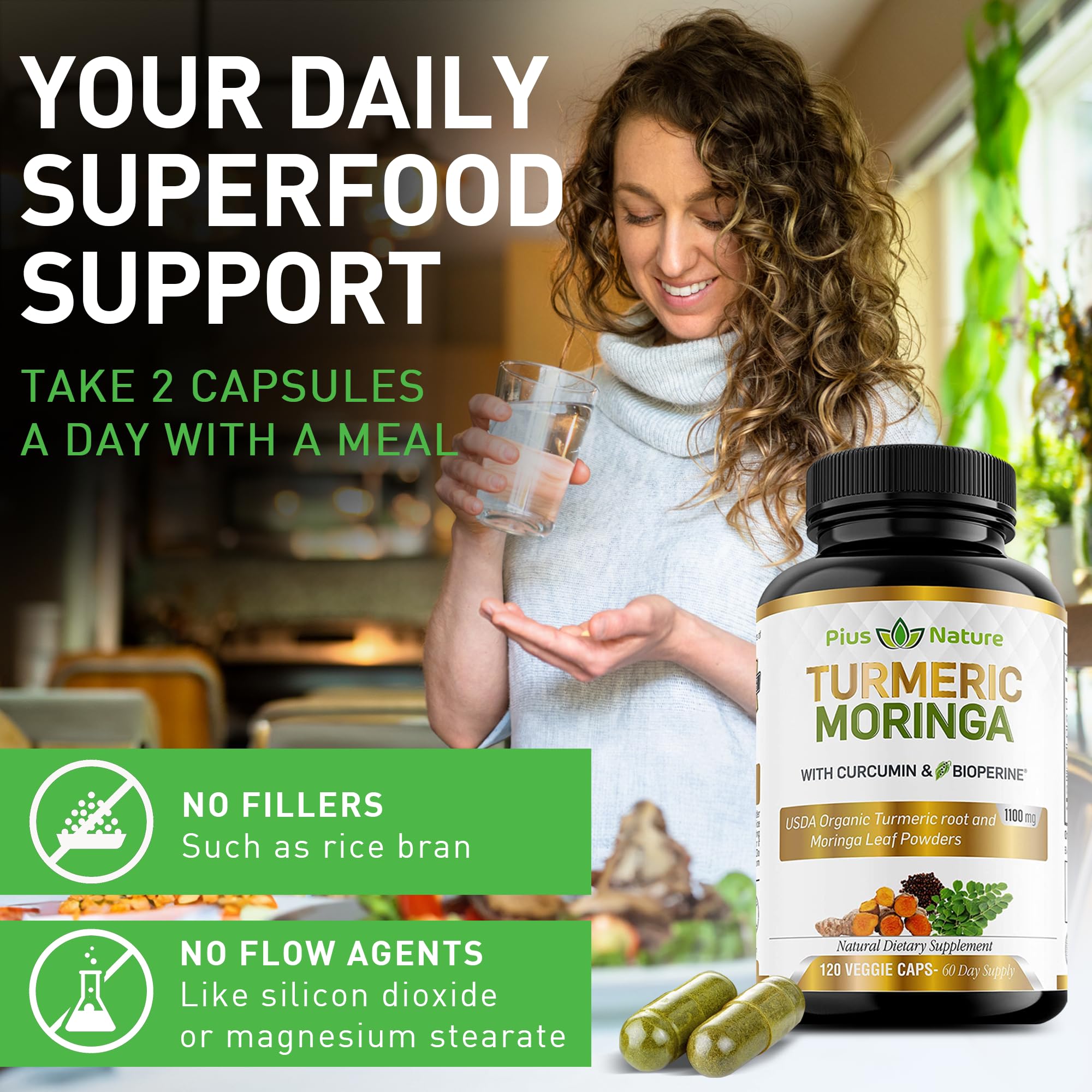 PIUS NATURE BioPerine para absorción optimizada de nutrientes