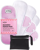 Pixie Cup almohadilla mini de algodón orgánico, 5-pack, protección reutilizable para uso diario.