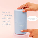 Pixie Cup apagado automático, seguridad durante la limpieza.