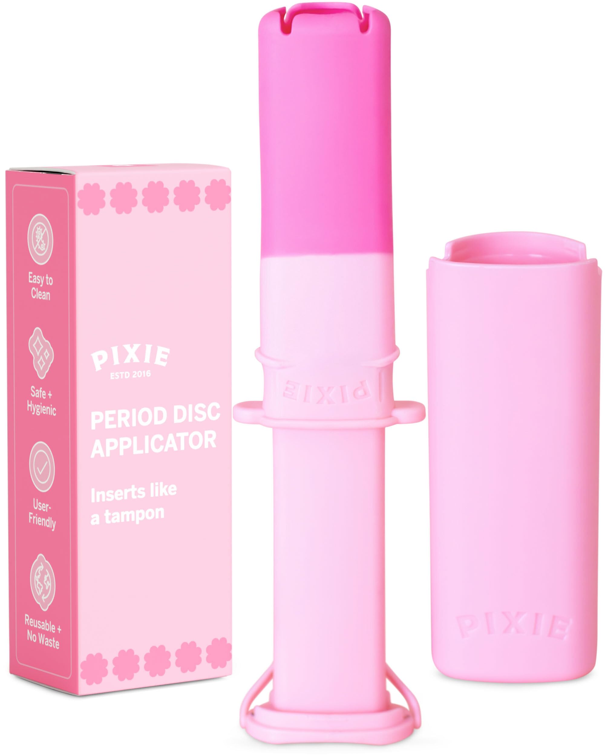 Pixie Cup aplicador de disco menstrual facilita la inserción tipo tampón.