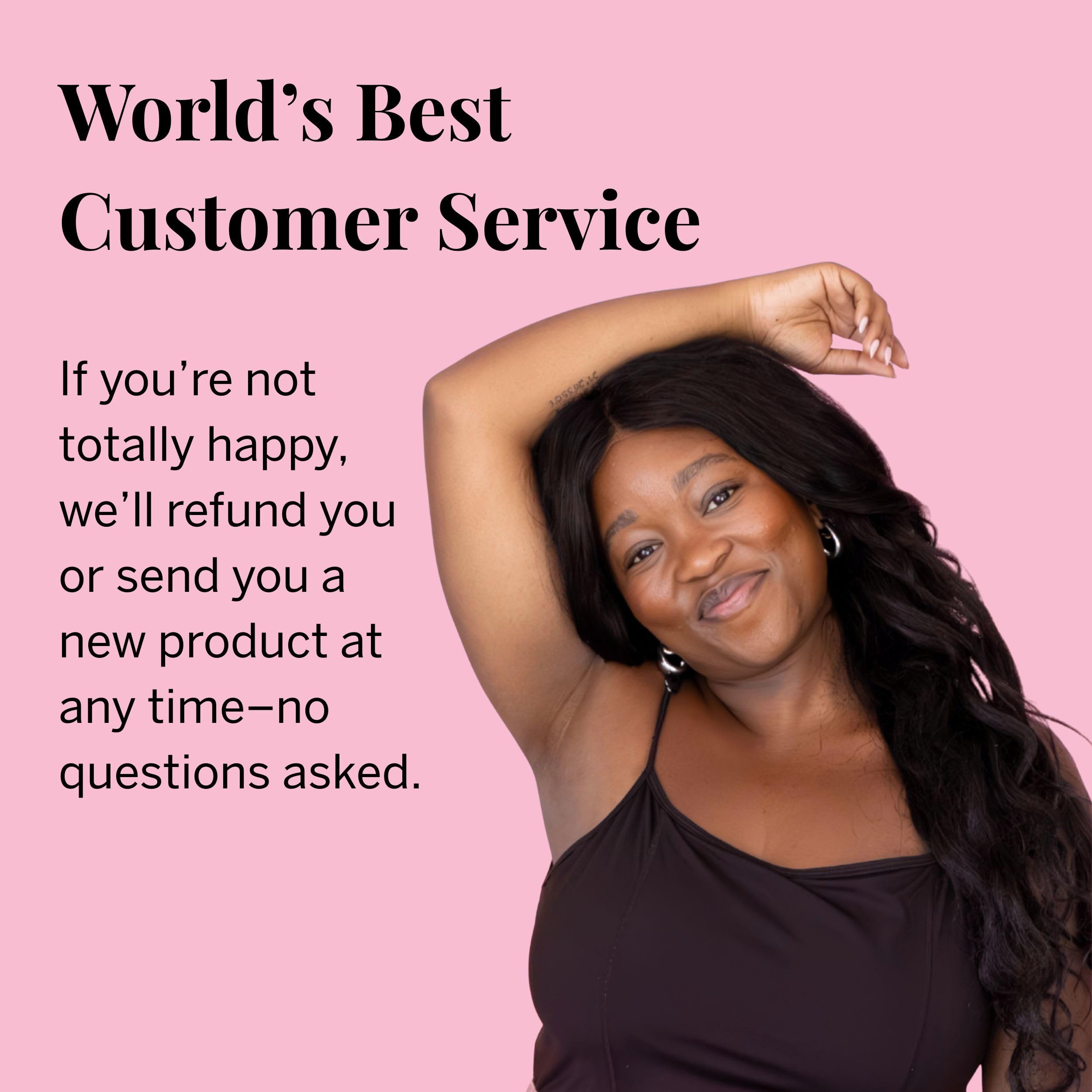 Atención al cliente Pixie Cup con garantía de satisfacción.