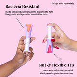 Ideal para principiantes inserciones suaves con más confianza usando Pixie Cup.