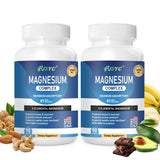 PJRYC Magnesio Complejo 1000mg, cápsulas para relajación diaria