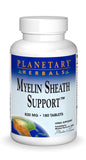 Planetary Herbals Sostén de mielina en botella para apoyo nervioso.