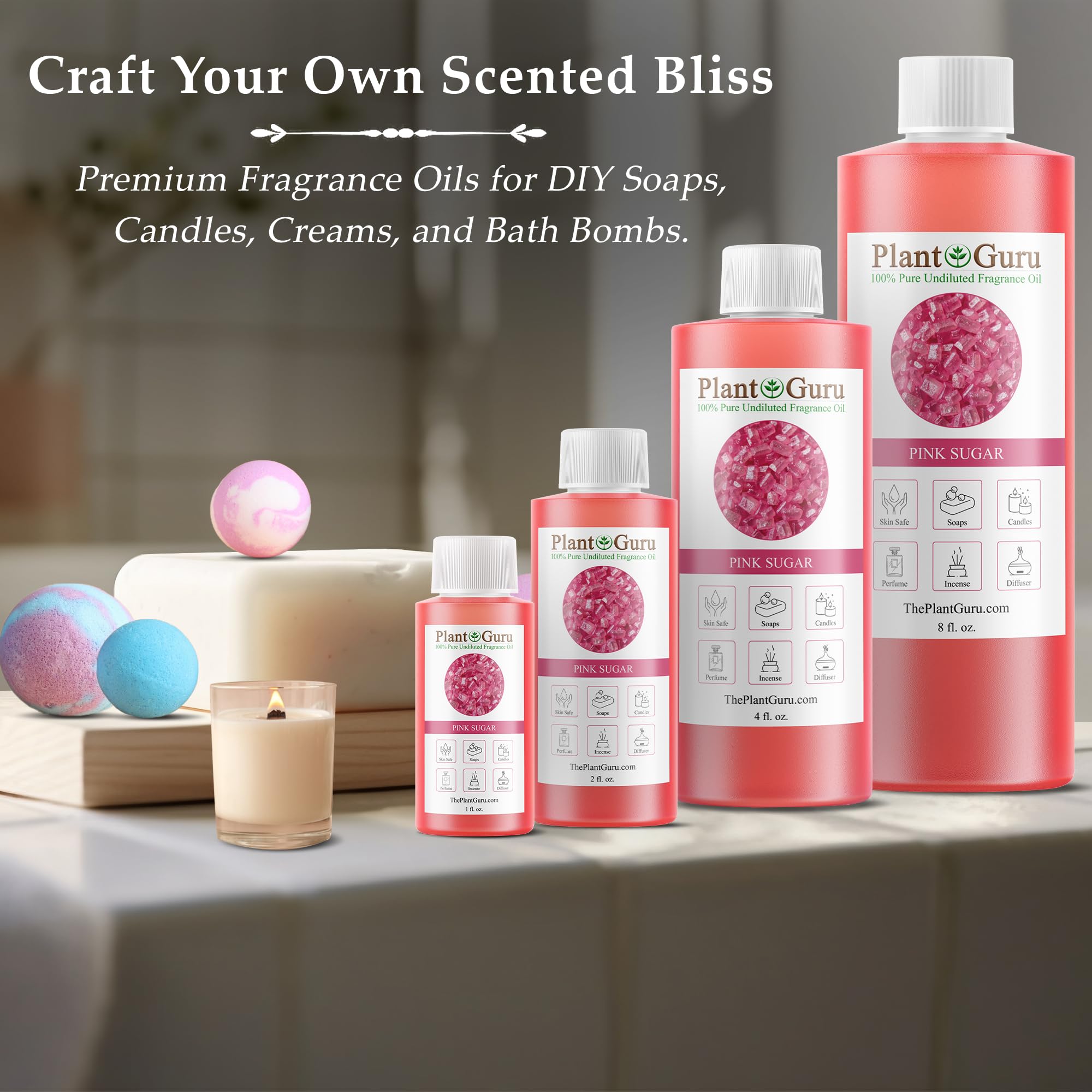Plant Guru Pink Sugar: difusor aromático para espacios amplios