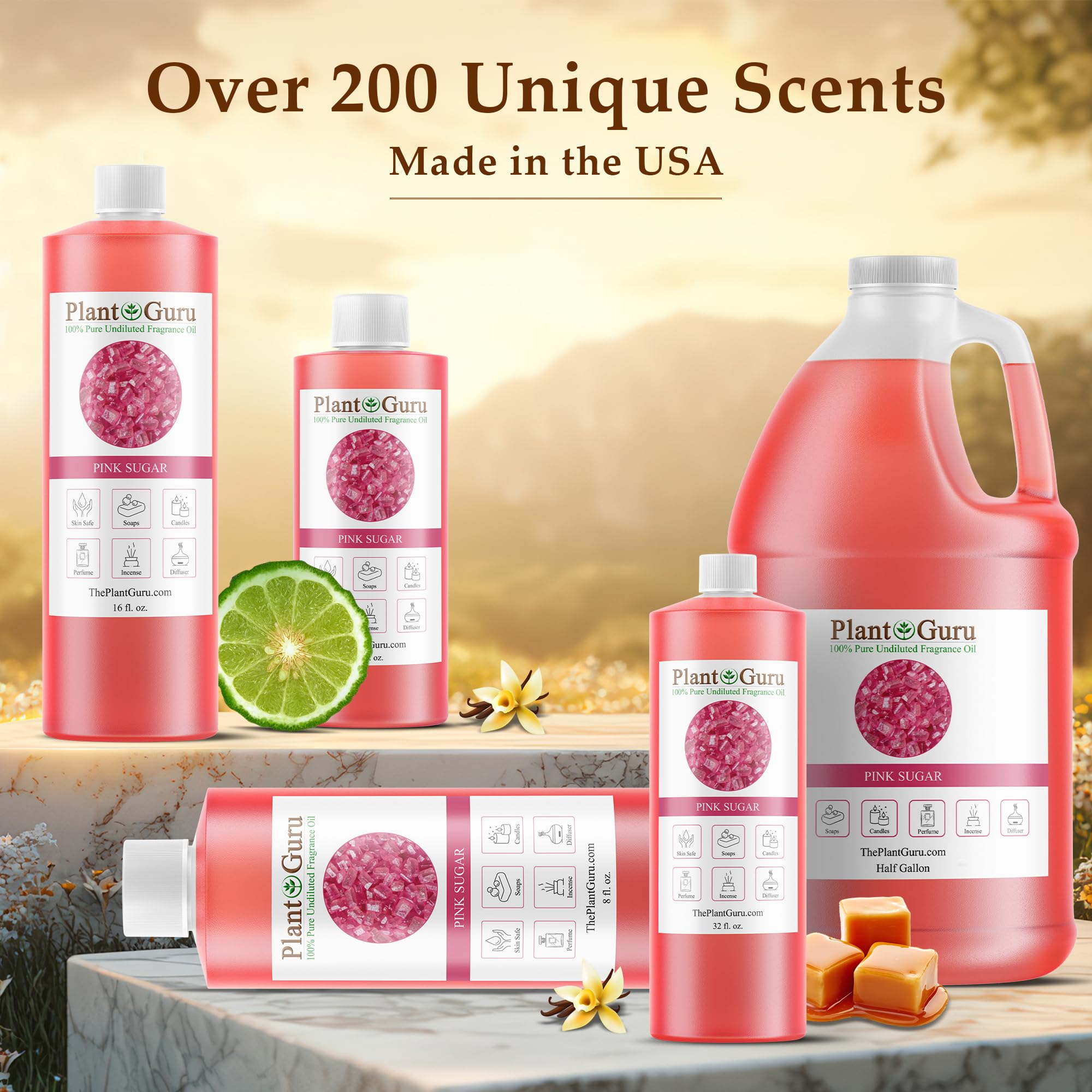Plant Guru Pink Sugar: uso en jabones y productos caseros perfumados