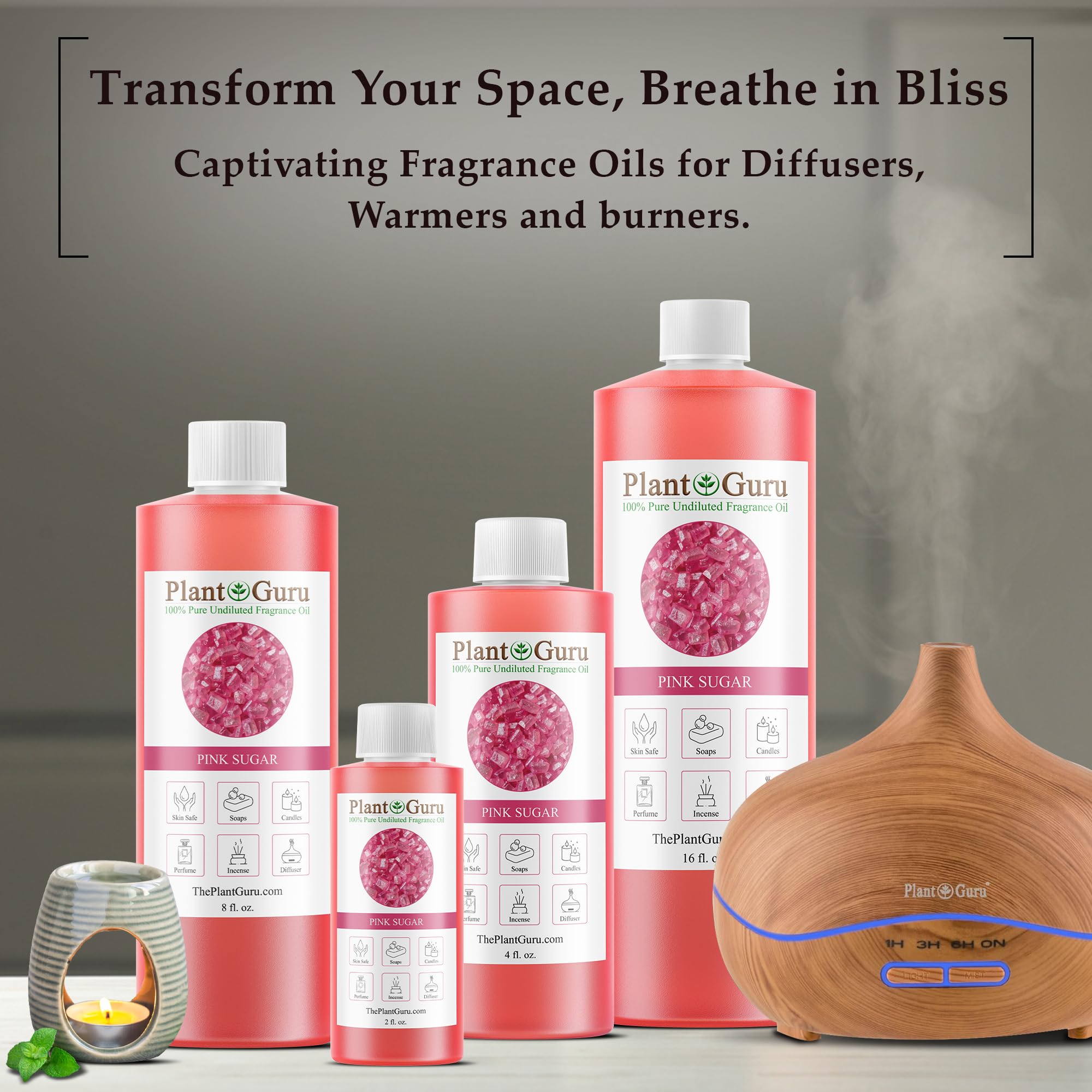 Plant Guru Pink Sugar: ideal para velas y cremas caseras aromáticas