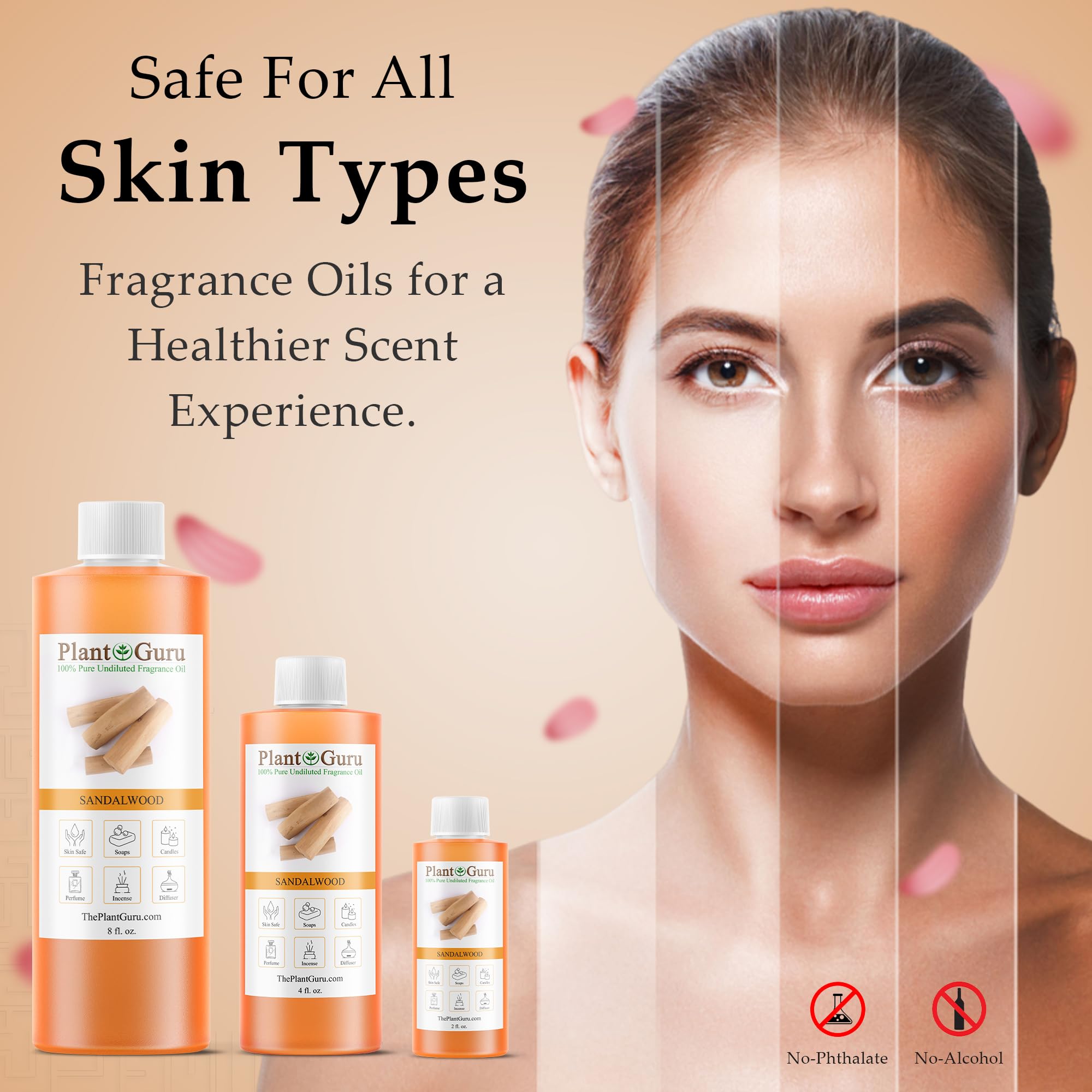 Plant Guru Sandalwood: bombas de baño con aroma envolvente.